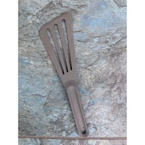 Matfer Bourgeat Exoglass Pelton Slotted Spatula Grey 12" Made in France 18171